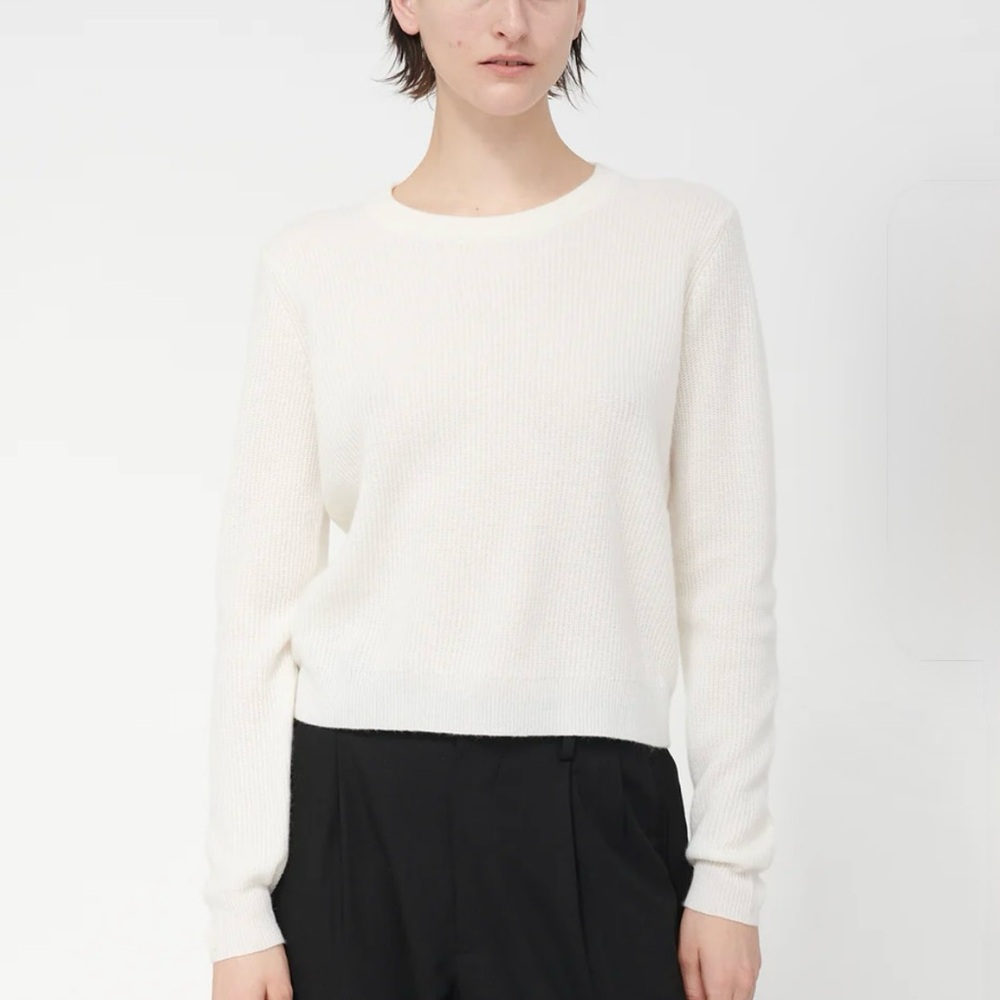 Guest in Residence Light Rib Cashmere Crew